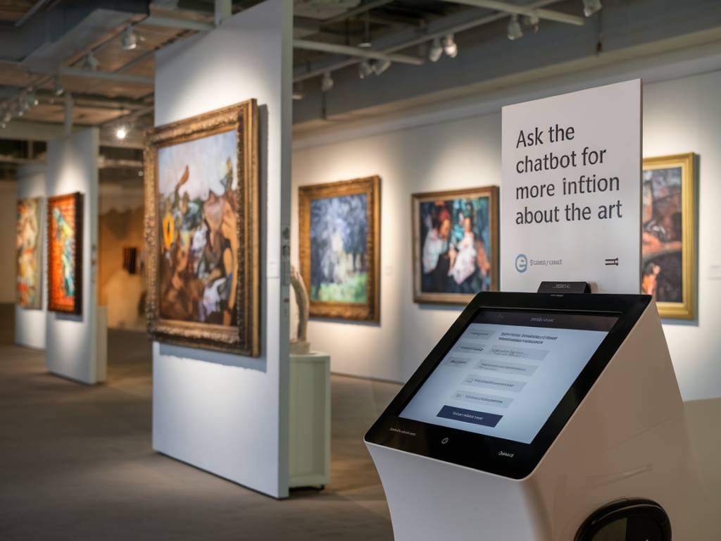 comment les chatbots peuvent améliorer l'expérience des visiteurs lors d’expositions